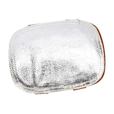 Imagem de Esquirla Protetor térmico de luva de soldagem, protetor térmico manual, almofada de luvas resistente a altas temperaturas para fundição de metais