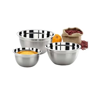 Imagem de Conjunto de Tigelas Brinox Suprema em Aço Inox 2107/100 - 3 Peças