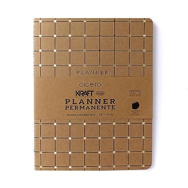 Imagem de Planner Permanente Revista Planejamento Kraft Mensal 19X25 Linha E Ponto, Cicero
