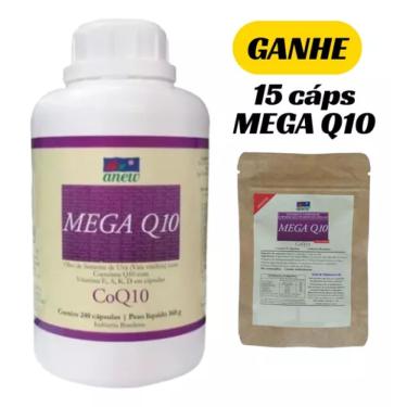 Imagem de MEGA Q10 ANEW 240 CAPS + 01 SACHê MEGA Q10 ANEW 