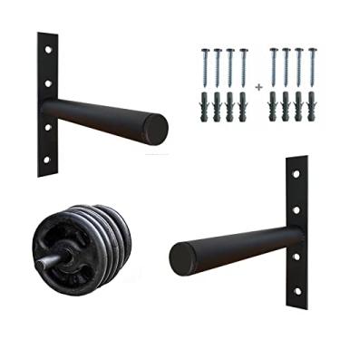 Imagem de PAR Suporte de Anilhas Expositor de Academia 100 Kg Capacidade Ferro