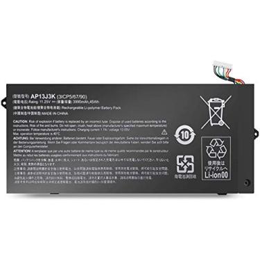 Imagem de Bateria Para Notebook AP13J3K Battery for Acer Chromebook C720 C720P C740 Laptop AP13J4K 3ICP5/65/88 (11.4V 45Wh)