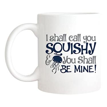 Imagem de Fonhark - Caneca de café Procurando Nemo, I Shall Call You Squishy, Dory, Procurando Dory, Citações Procurando Nemo, 325 ml Caneca/Copo de Café, Branca