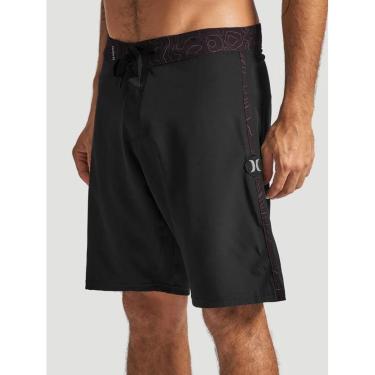 Imagem de Bermuda Hurley Frequency Stripe Preta-Masculino