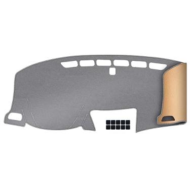 Imagem de QUYDDC Capa de painel Dacron de atualização adequada para Hon-da CR-V 2012-2016 eficaz antirreflexo, reduz reflexo, proteção solar, à prova de poeira, à prova de UV - cinza