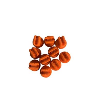 Imagem de Bico Leque Poliacetal Kit 25 Esguicho Jacto Pulverizador (Laranja)