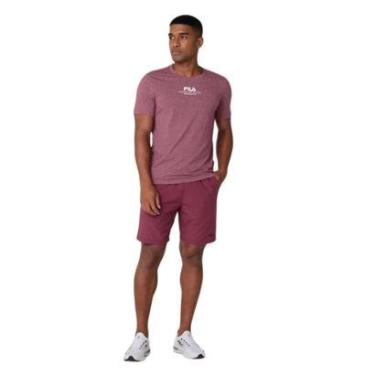 Imagem de Camiseta Mc Sport Print II Fila Masculina G Vinho-Masculino