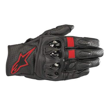 Imagem de Luva Alpinestars Celer V2 Preto/Vermelho (Couro)