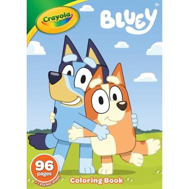 Imagem de CRAYOLA Livro de colorir - azul | 96 páginas divertidas para colorir azul | Folha de adesivo incluída | Ideal para crianças a partir de 3 anos