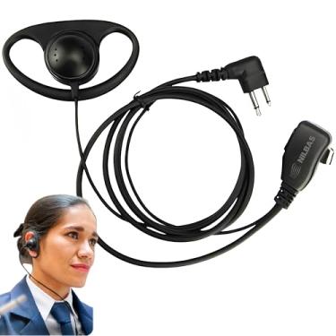 Imagem de Fone de ouvido para radio comunicador Motorola Ht Microfone EP450 PTT lapela modelo D e Silicone walkie talkie auricular tubo acustico csb9068 ct150 pro1150 dtr 620 dep450 retevis gp68 (D)