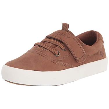 Imagem de Sperry Tênis infantil unissex Spinnaker lavável Jr, Bronzeado, 5.5 Little Kid