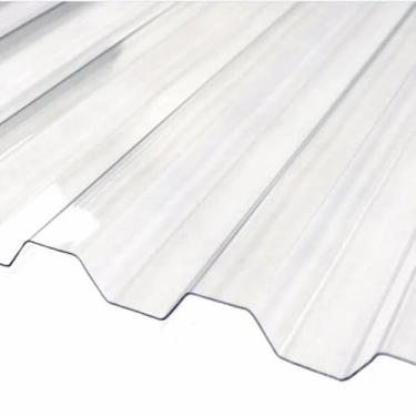 Imagem de Kit 2 Telhas Policarbonato 244cm X 99cm Grega Ajover Transparente