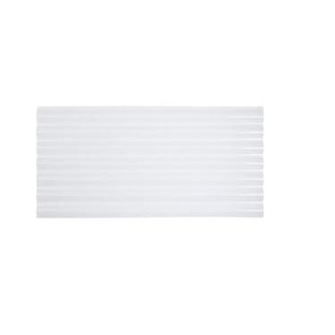 Imagem de Kit 10 Telhas Translucida em Pvc 2,13 X 1,10 Oa Branco