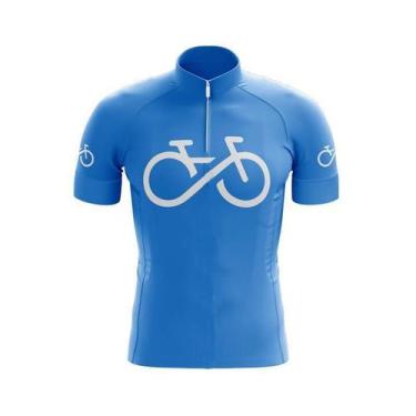 Imagem de Camisa Ziper Manga Curta Mtb Bike Ciclismo Dry Fit Esporte Fitness Bic