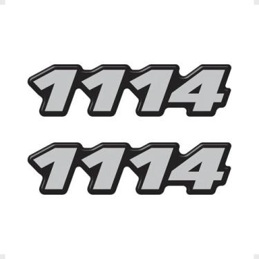 Imagem de Par Adesivos 1114 Caminhão Mercedes Benz Resinado - Generico - SPORTIN