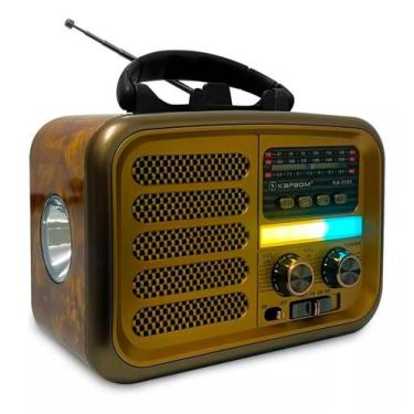 Imagem de Rádio Retro Radinho Vintage Bluetooth Potente Portátil Mp3 - TECHGUIA