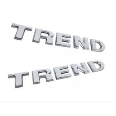 Imagem de emblema letreiro linha Volkswagen Trend G3 gol Fox SpaceFox peça croma