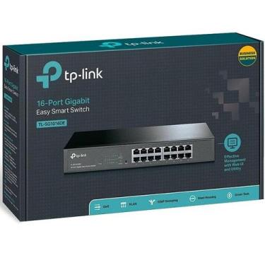 Imagem de Switch 16 Portas Gigabit 10/100/1000 RACK/DESK TP-LINK TL-SG1016D -