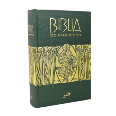 Imagem de Bíblia Do Peregrino Encadernada Estudo Bíblico Ed. Paulus Capa Dura Lu