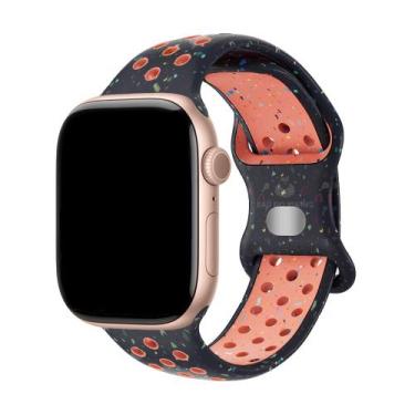 Imagem de Pulseiras Furos Duplo Fecho Reciclável Compatível com Apple Watch - Ba
