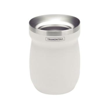 Imagem de Cuia de Chimarrão e Tereré Térmica Inox Tramontina ILEX 61647210 Branc