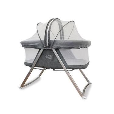 Imagem de Berço Moisés Portátil Com Balanço Comfy 9Kgs Cinza Maxibaby - Maxi Bab