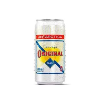 Imagem de Kit Cerveja Original Pilsen Antarctica 269Ml Lata 24 Un
