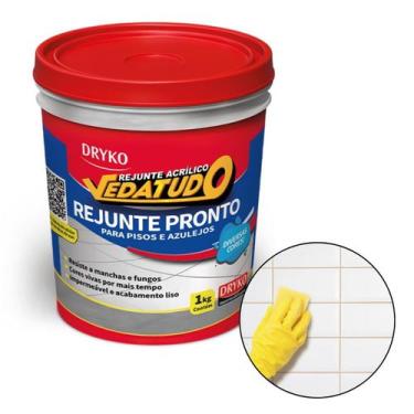 Imagem de Rejunte Acrilico Piso Porcelanato Banheiro Piscina Dryko 1kg Diversas 