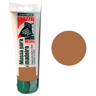 Imagem de Massa P/ Calafetar Madeira Montana Mazza 220 Gramas Castanho