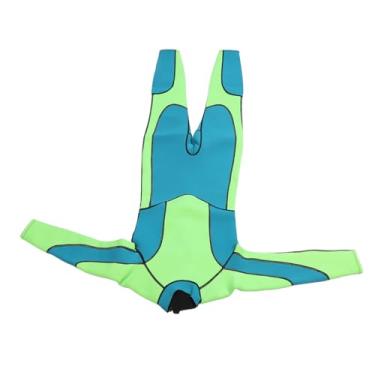 Imagem de Roupa de Mergulho Quente para Crianças, Roupa de Mergulho de Corpo Inteiro Com Proteção UV de Manga Longa de 2,5 Mm para Natação, Mergulho e Surf (Tamanho 8)