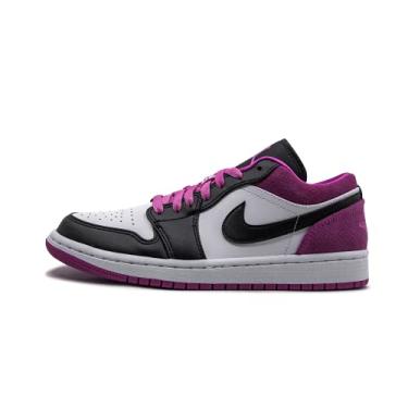Imagem de Tênis masculino Air Jordan 1 Low Se casual Ck3022-005, Preto/preto-ativo fúcsia-branco, 10