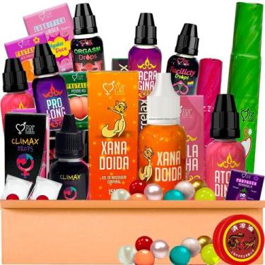 Imagem de Kit 32 Produtos Funcional Uso Pessoal Ou Revenda Sex Shop - TOP GEL