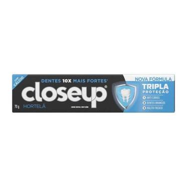 Imagem de Creme Dental com Flúor Closeup Triple Hortelã 70g