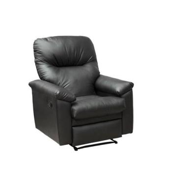 Imagem de Poltrona do Papai Reclinavel Audi Sintetico Preto Matrix, Preto