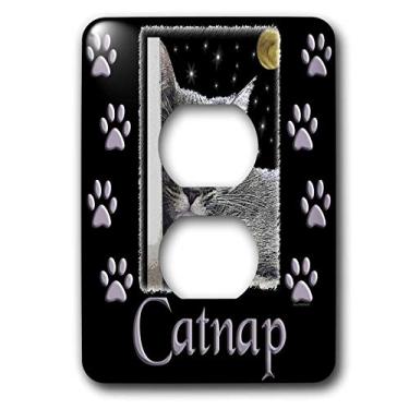 Imagem de 3dRose lsp_11961_6 Tampa de tomada Catnap 2