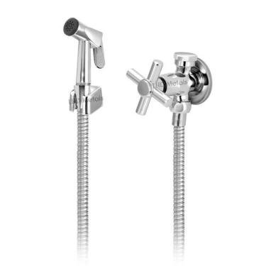 Imagem de Ducha Higiênica Com Registro Duas Saídas Derivação Desviador - Lhd Met