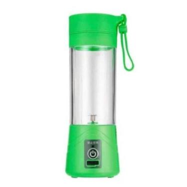 Imagem de Garrafa Mix Liquidificador Copo Portátil Recarregável Verde - Juice Mi