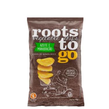 Imagem de Chipps Roots To Go Batata Doce Sabor Azeite e Manjericão 22g