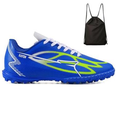 Imagem de Kit Chuteira Futebol Campo Society Grama Sintetica Adulto + Mochila - 