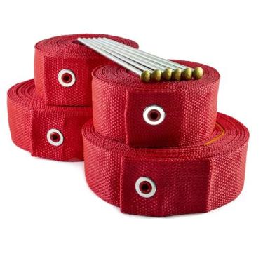 Imagem de Fita de marcação para futevôlei 9 x 18 metros - Evo Sports, Vermelho