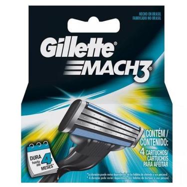 Imagem de Carga gillette mach 3 - 4 unidades - PROCTER GLAMBE