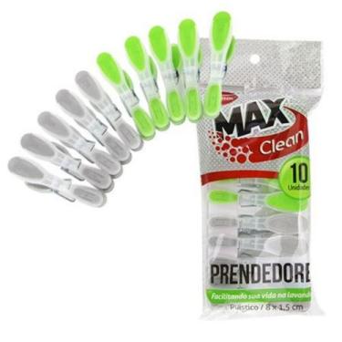 Imagem de 10 Prendedores Pregadores Roupas alta Pressão Borracha color - clinck