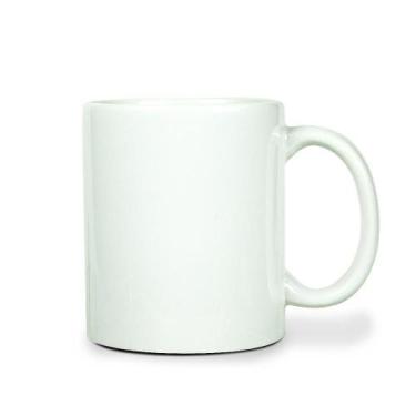 Imagem de Kit 10 Canecas Branca Porcelana Sublimação Classe Aaa 325ml - ASF ACES