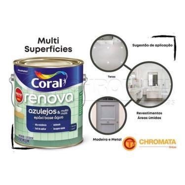 Imagem de Coral Wandepoxy Epóxi Acetinado Base D'água 3,6l Branco