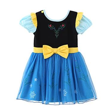 Imagem de Dressy Daisy Vestido de princesa, saia de tule para festa de Halloween, roupa de verão para bebês e meninas pequenas, Estilo 16 (apenas vestido), 3 Anos