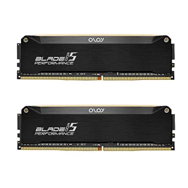Imagem de OLOy DDR5 RAM 32 GB (2 x 16 GB) Black Hairline Blade 6400 MHz CL32 1.35V Gaming UDIMM para Intel (MD5U1664320IRLDE)