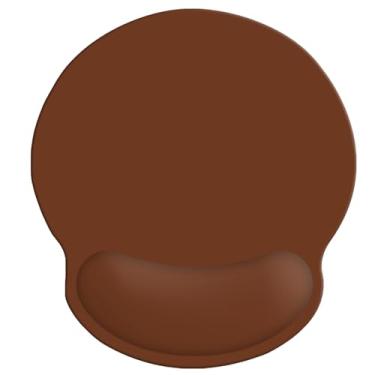 Imagem de Mouse pad ergonômico com suporte de pulso de espuma de memória, mouse pads confortáveis com superfície lisa de descanso de pulso, mousepad para alívio da dor com base de poliuretano antiderrapante