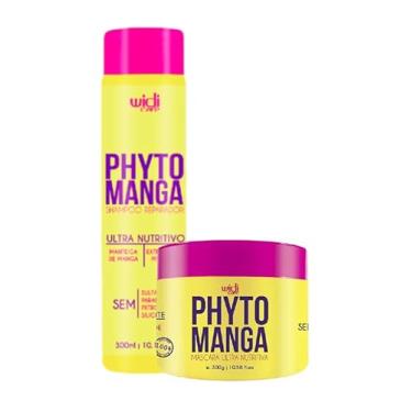 Imagem de Kit de Tratamento PhytoManga WIDIcare para Cabelos Ressecados, Sem Vida ou Opacos - Shampoo + Máscara