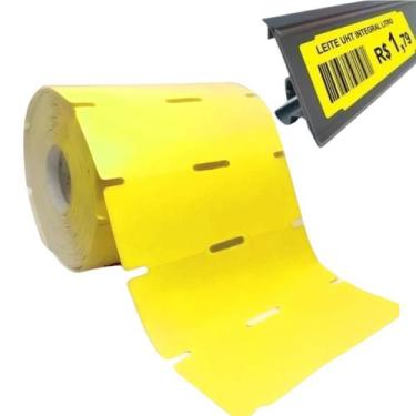 Imagem de 1 Rolo Etiqueta Gondola 105x30 Térmica Amarela NÃO USA RIBBON - Xd Meg