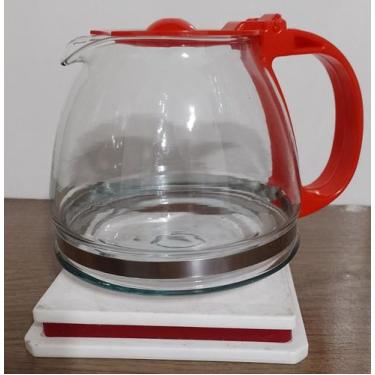 Imagem de Jarra Para Cafeteira Lenoxx Easy 18 Vermelha Ref 9004 - Jarras São Ped